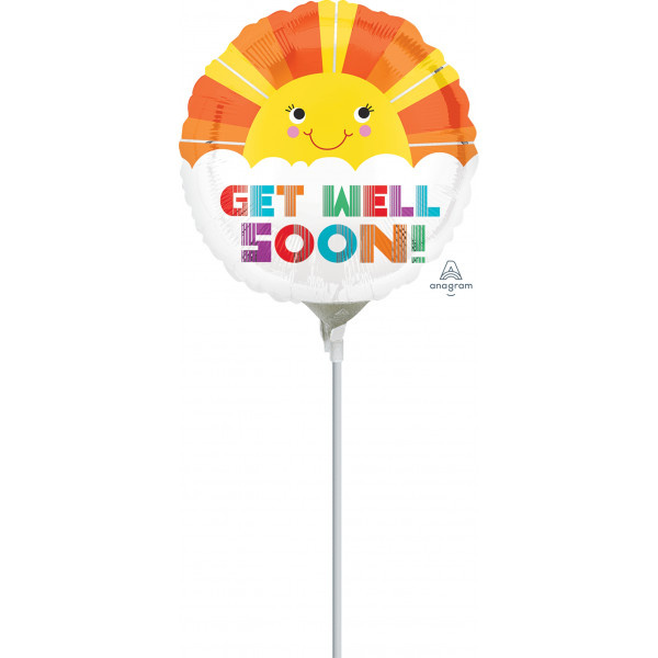 MICRO - Get Well Soon Sunshine - 9inch - Anagram - 5 stuks