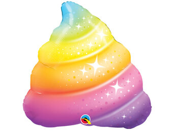 Unicorn Rainbow Poop Sparkles - 30 inch - Qualatex