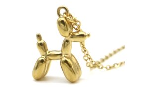 Ketting Ballonhondje - GOUD