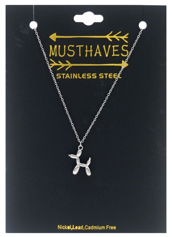Ketting Ballonhondje - ZILVER