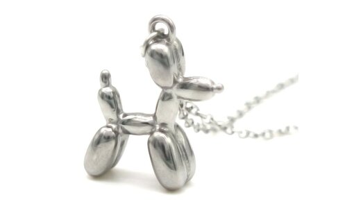 Ketting Ballonhondje - ZILVER