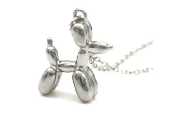 Ketting Ballonhondje - ZILVER