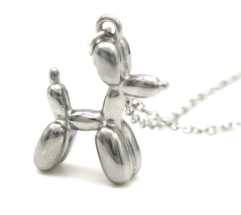 Ketting Ballonhondje - ZILVER