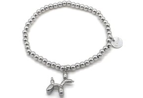 Armband Ballonhondje - ZILVER