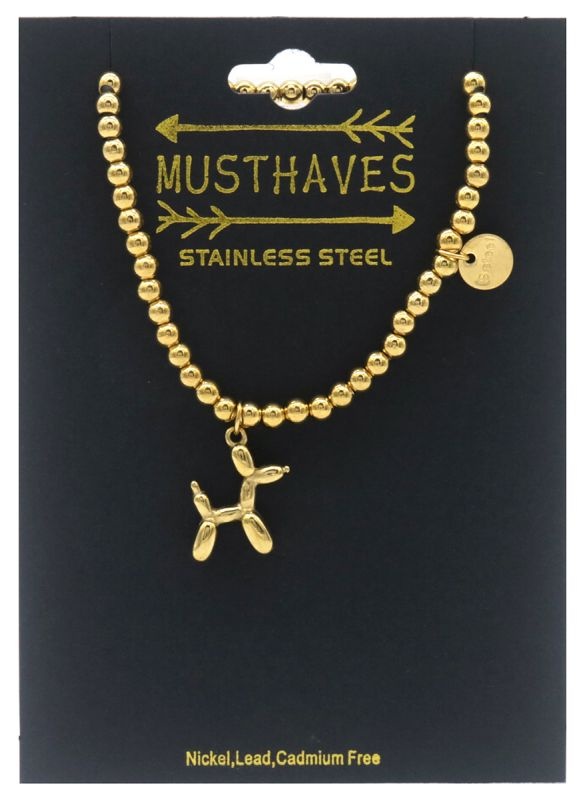 Armband Ballonhondje - GOUD