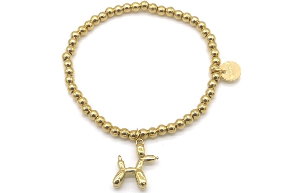 Armband Ballonhondje - GOLD