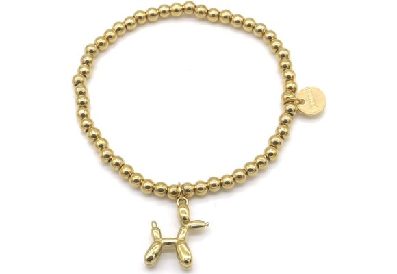 Armband Ballonhondje - GOUD