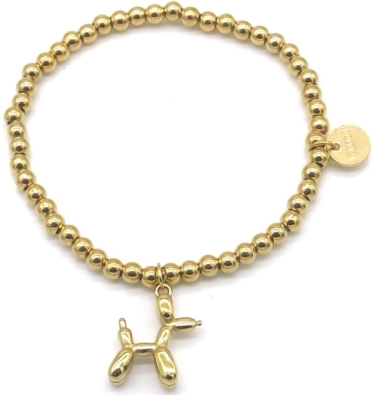 Armband Ballonhondje - GOUD