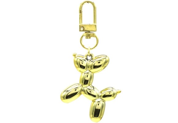 Sleutelhanger Ballonhondje - 5cm - GOUD