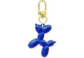 Sleutelhanger Ballonhondje - 5cm - BLAUW