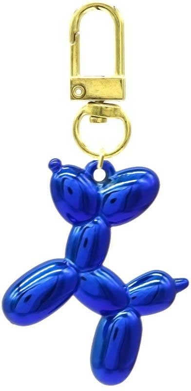 Sleutelhanger Ballonhondje - 5cm - BLAUW