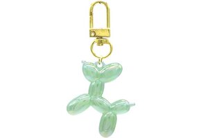 Sleutelhanger Ballonhondje - 5cm - GROEN