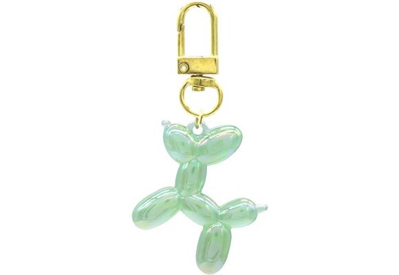 Sleutelhanger Ballonhondje - 5cm - GROEN