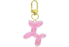 Sleutelhanger Ballonhondje - 5cm - ROZE