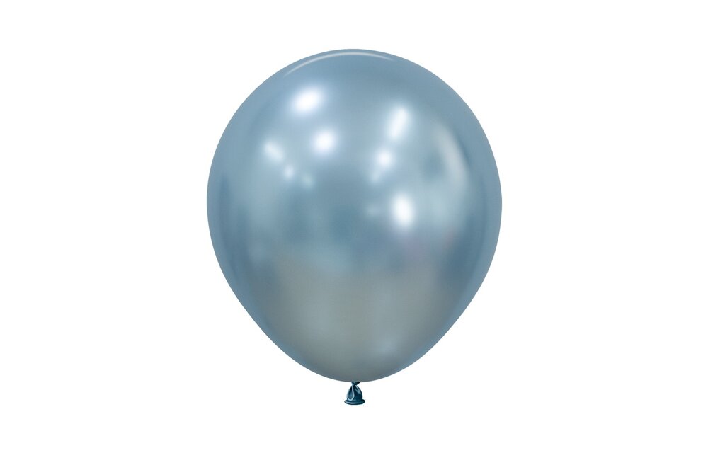 Sempertex Rond 18 inch rond - Silk Arctic Blue - 839 - 9 Stuks