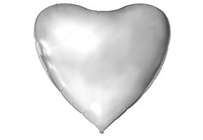Heart - Silver - 68 inch