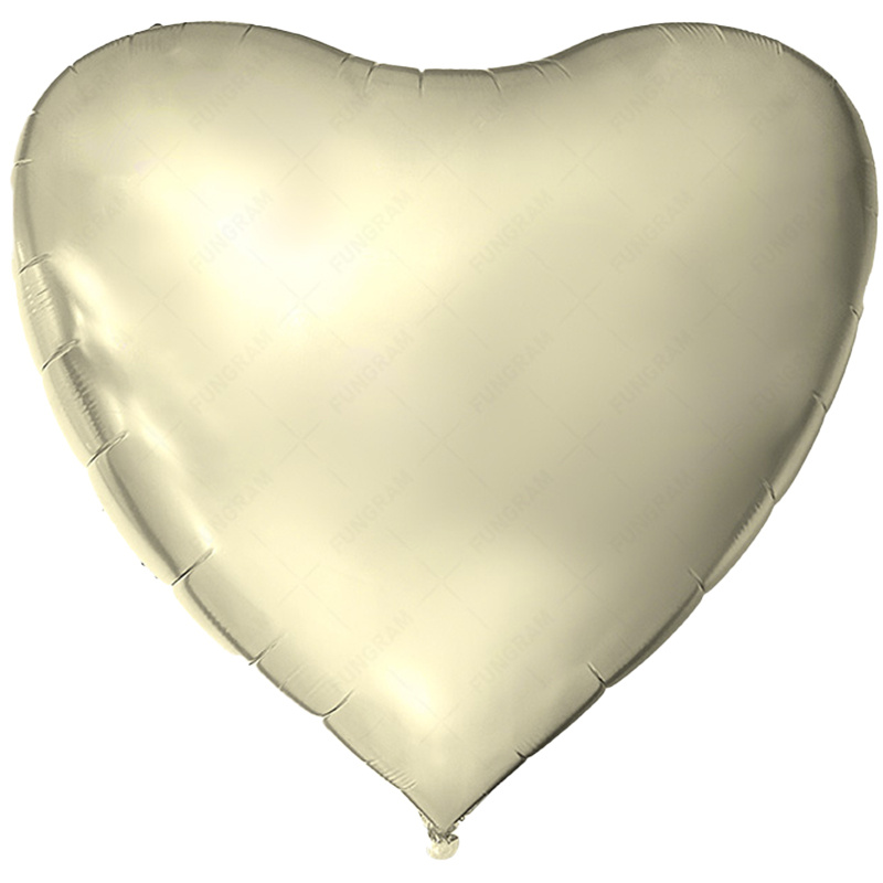 Heart - Ivory - 68 inch