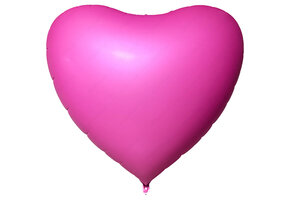 Heart - Pink - 68 inch