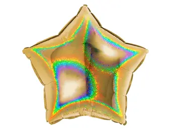 Star - Glitter Gold - 18 inch - Grabo