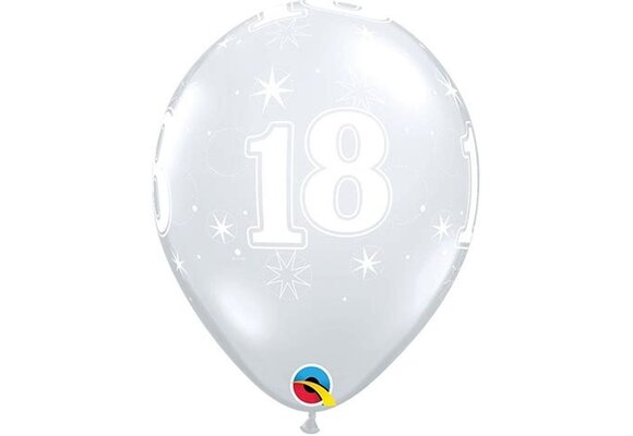 Q.11 - Cijfer 18 - Sparkle - Diamond Clear - 25 Stuks