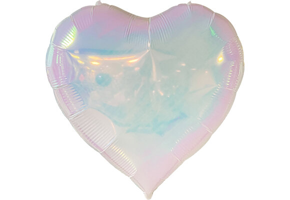 Heart - Pearl Irisdescent - 40 inch