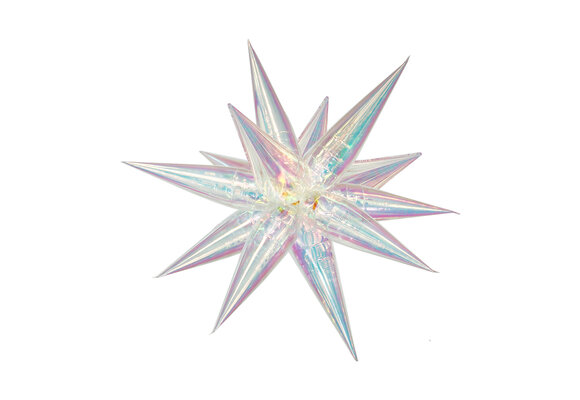 Exploding Star - Iridescent - 26 inch - 5 stuks