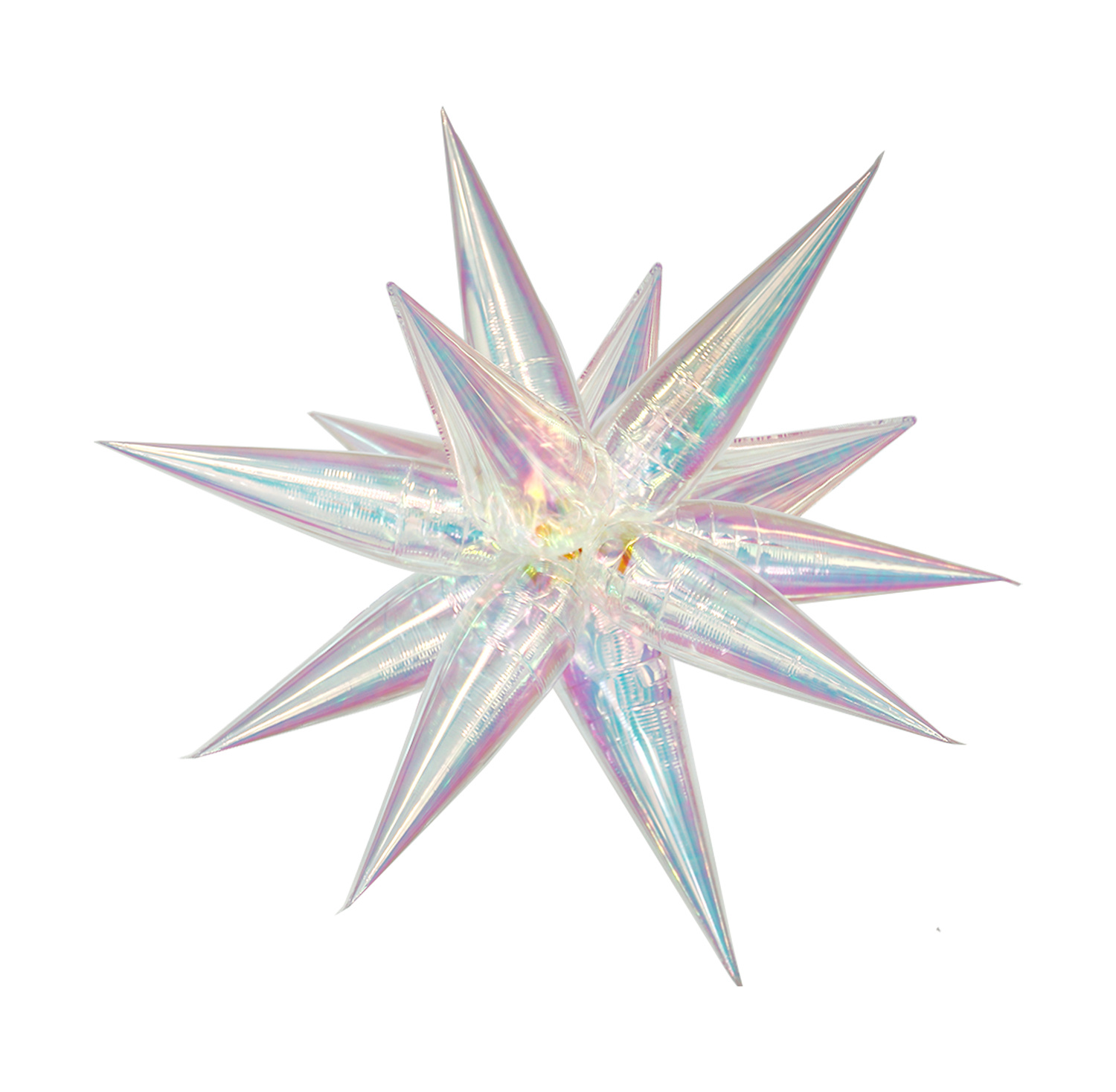 Exploding Star - Iridescent - 26 inch - 5 stuks