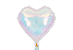 Heart - Iridescent - 18 inch