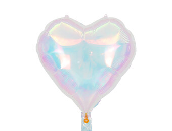 Heart - Iridescent - 18 inch