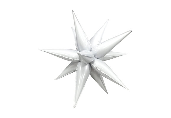 Exploding Star - Milky White  - 26 inch - 5 stuks