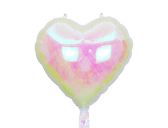 Heart - Pearl White - 18 inch