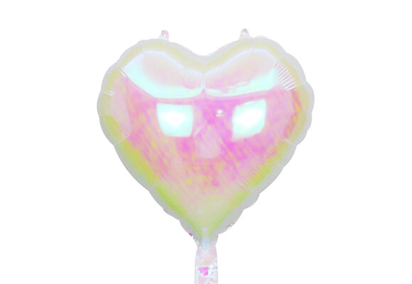 Heart - Pearl White - 18 inch