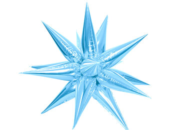 Exploding Star - Light Blue - 40 inch