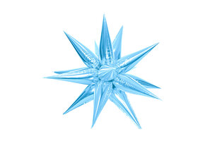 Exploding Star - Light Blue - 26 inch - 5 stuks