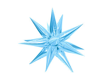 Exploding Star - Light Blue - 26 inch - 5 stuks