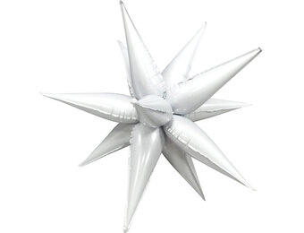 Exploding Star - Milky White - 40 inch