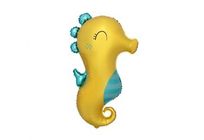Seahorse - Yellow/Blue - 82x53 cm - Flex