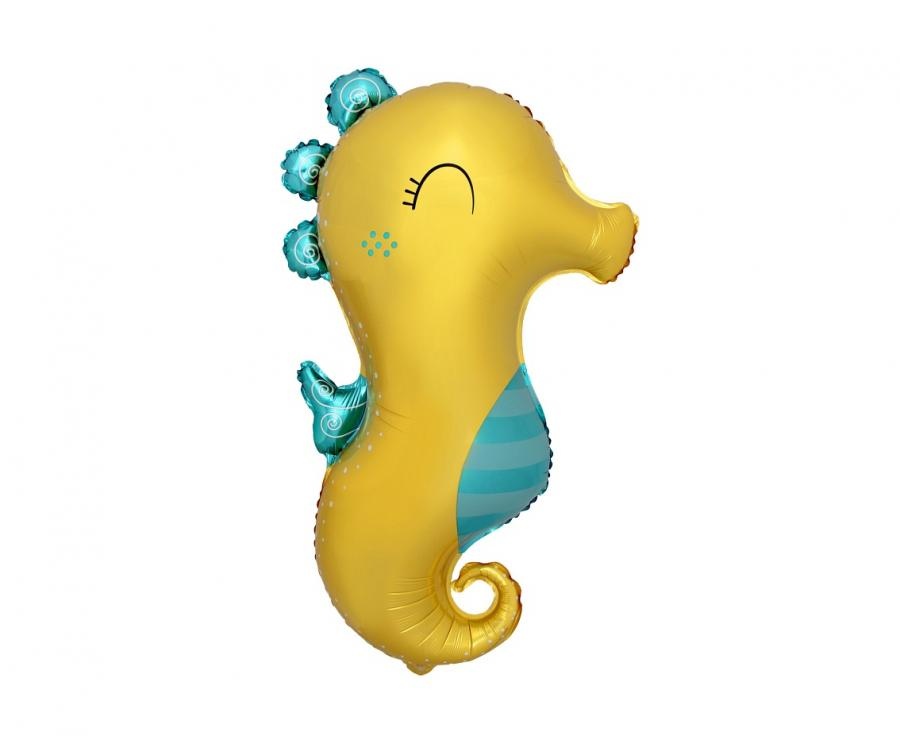 Seahorse - Yellow/Blue - 82x53 cm - Flex