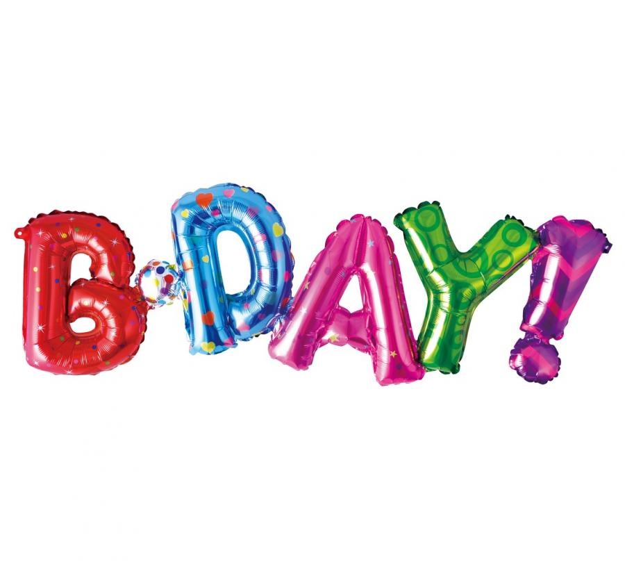 Happy & B-Day - Multicolored - 95cm x 35cm & 82cm