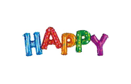 Happy & B-Day - Multicolored - 95cm x 35cm & 82cm