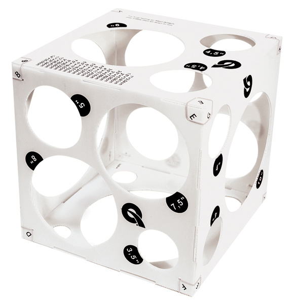 Balloon Sizer Qualatex - Cube - 1 Stuk