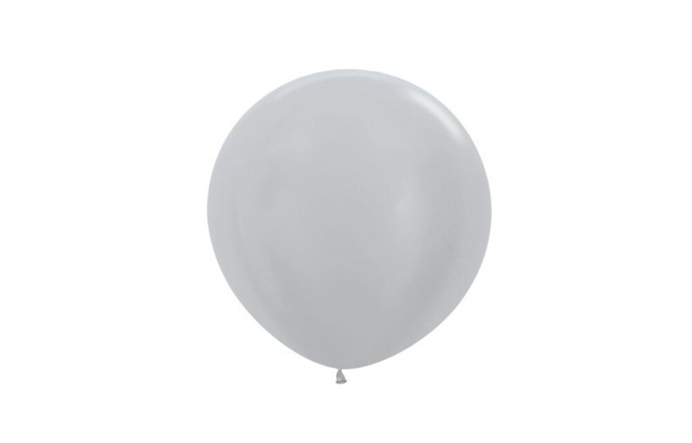 Sempertex 24 inch- Pearl Silver 481 - 3 Stuks