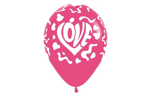 Sempertex 12 inch  - Love - Assortment - 25 Stuks