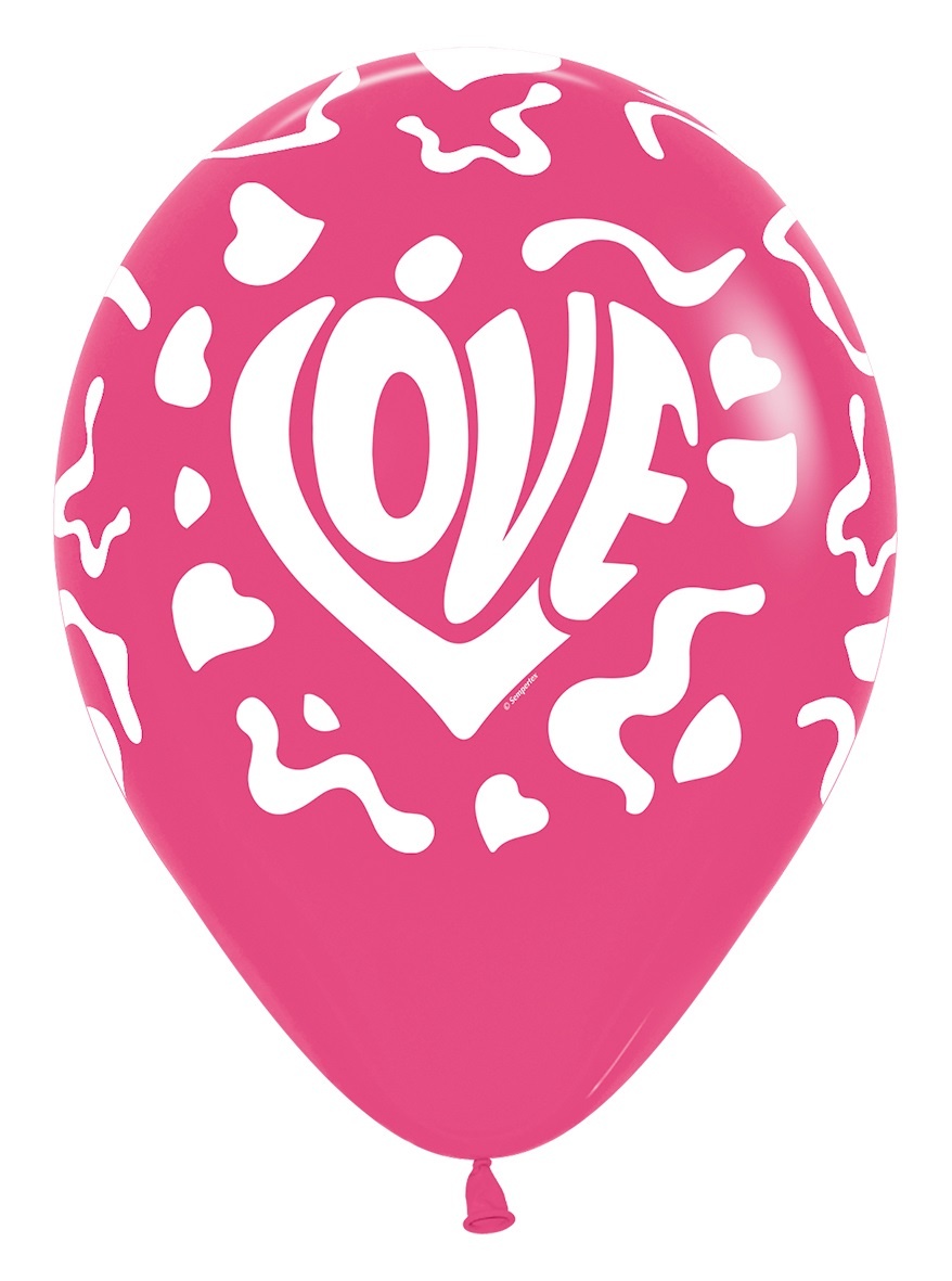 Sempertex 12 inch  - Love - Assortment - 25 Stuks