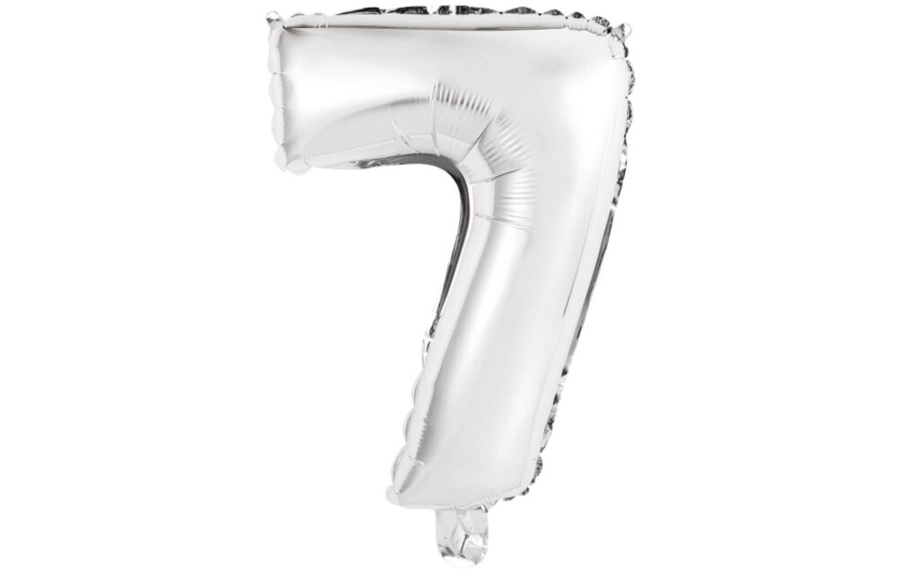 Cijfer Mini Silver - 7 - 34cm - Anagram