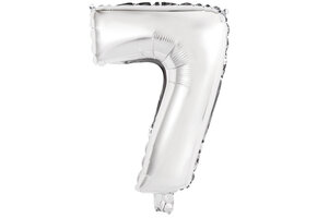 Cijfer Mini Silver - 7 - A34cm