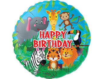 Birthday Jungle - 18 inch - Oaktree
