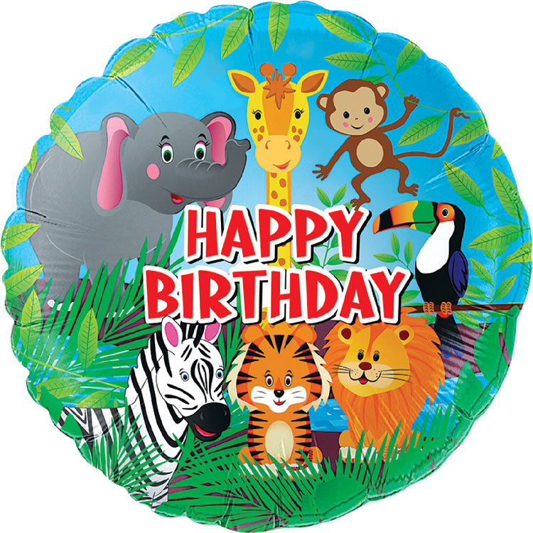 Birthday Jungle - 18 inch - Oaktree