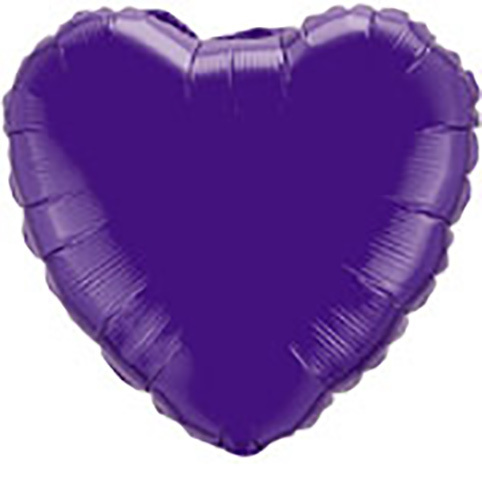 Heart - Purple Violet - 32 inch - Flex - 2 Pieces