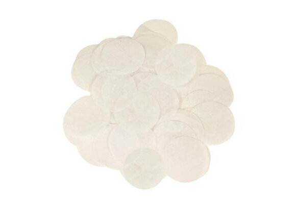 Confetti 25mm - White - 100gr Vlamwerend